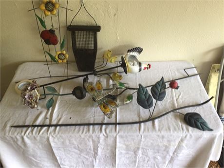 Bird Feeder and Lawn Ornaments