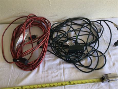2 Extension Cords - no defects or repairs