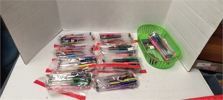 Flat Of Misc. Ink Pens
