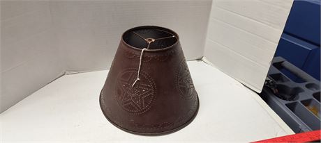Metal Etched Lamp Shade