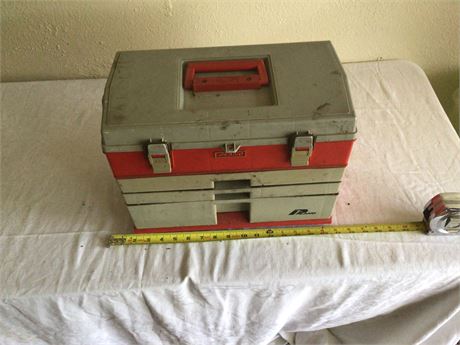 Tackle Box with miscellaneous items