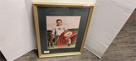 Notre Dame Athlete Framed Picture