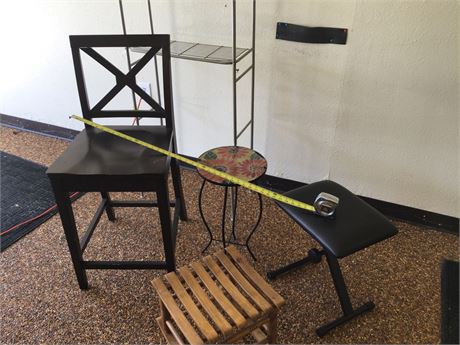 Miscellaneous Furniture chair, stools, & Bathroom Storage Rack