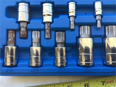 Spline Bit Socket Set