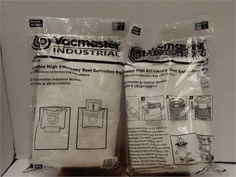 Vacmaster Industrial High Efficiency Dust Collection Bags