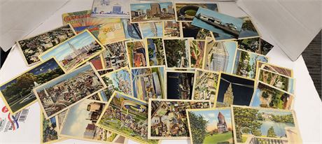 Flat Of Vintage Postcards