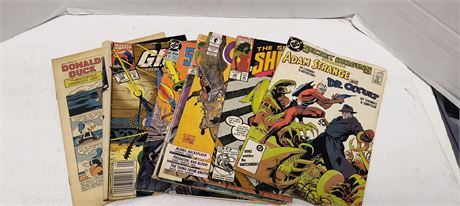 Flat Of Various Comic Books