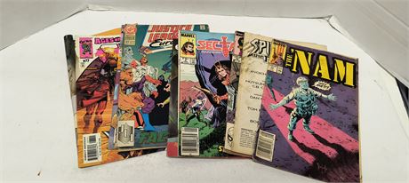 Flat Of Various Comic Books