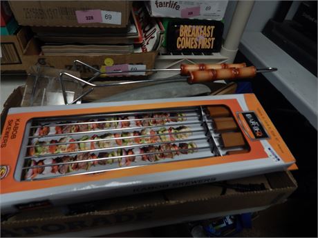 BBQ and paperweight