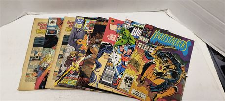 Flat Of Various Comic Books