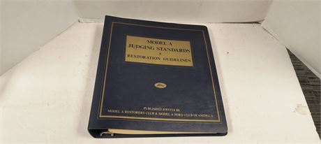 Model A Judging Standards & Restoration Guidelines