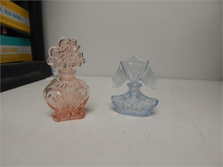 Vintage Glass Perfume Bottles