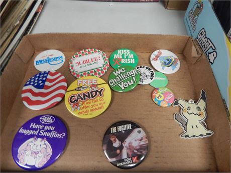 Flat Of Collectible Pins
