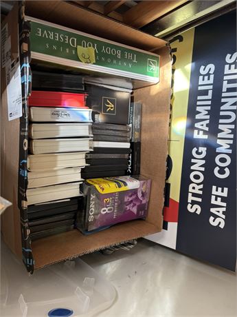 VHS Tapes, DVDs