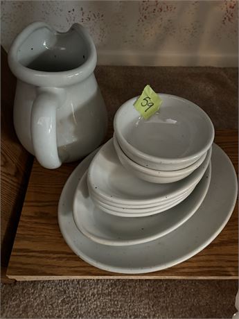 Pitcher, Dishes
