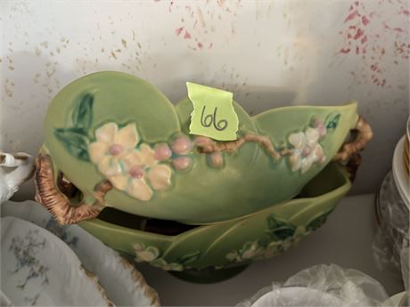 Vintage Roseville Pottery (one piece has broken handle)
