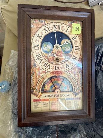 Vintage Nestle Baking Clock, Electric