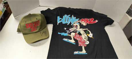 Blink 182 Band Shirt & Black Sheep Cult Baseball Hat