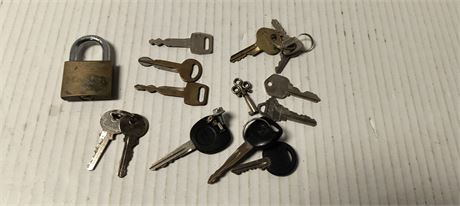 Lot Of Various Keys