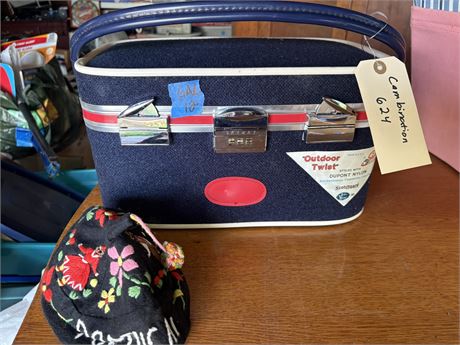 Luggage and Hat
