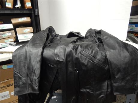 Sergio Vadducci Leather Jacket. Size 2XL