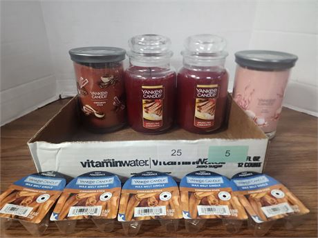 Lot of Yankee Candles