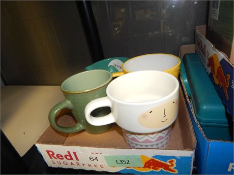 Flat Of Coffee Cups