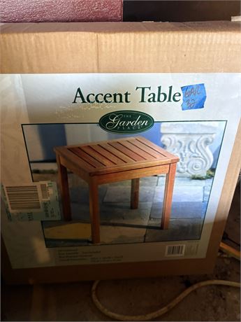 Table, In Box