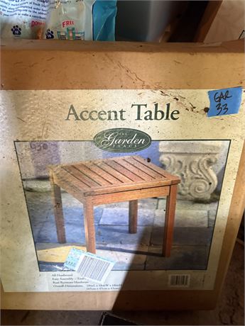 Table, In Box