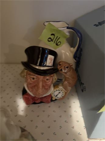 Royal Doulton Mad Hatter, Delftware Pitcher