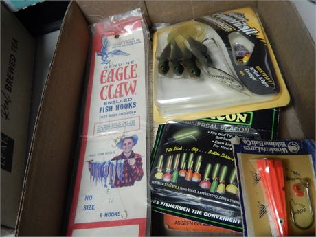 Flat Of Fishing Tackle
