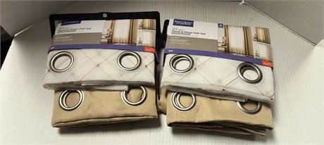 Better Homes & Gardens 84in. Panel & Sheer Pair Set