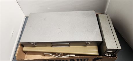 Vintage Metal 35mm Photo Slide Storage Cases