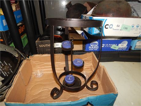 Wrought Iron Candle Holder