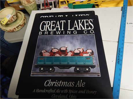 Great Lakes Brewing Company Christmas Ale Authentic Advertising Metal Sign