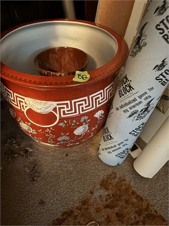 Large Flower Pot, Art, Bulletin Board