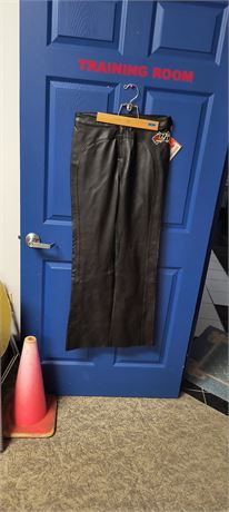 Harley Davidson Pipe Dream Leather Pants. Size 10