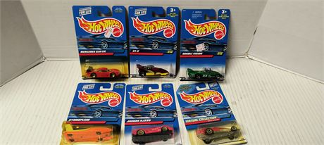 Flat Of Collectible Hot Wheels