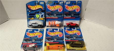 Flat Of Collectible Hot Wheels