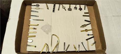 Lot Of Vintage Men's Tie Clips