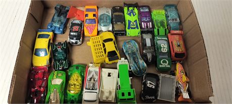 Flat Of Die Cast Cars