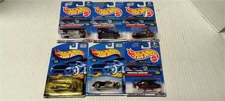 Flat Of Collectible Hot Wheels