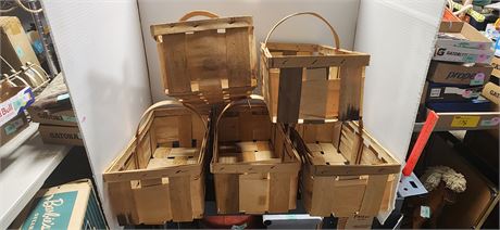 Wooden Berry/Vegetable Baskets
