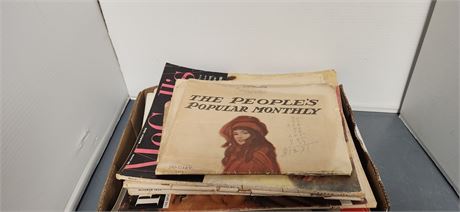 Flat Of Various Magazines