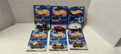 Flat Of Collectible Hot Wheels