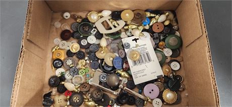 Lot Of Vintage Buttons