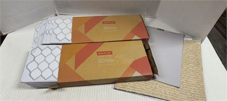 Walplus 3D Tile Stickers & Craft Paper