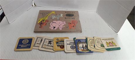 Vintage Advertising Coasters & More