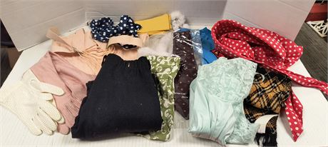 Vintage Gloves & Hat & Scarf & More
