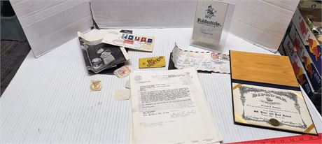 Various Vintage Paperwork
